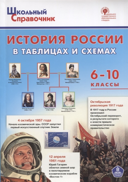 

История России в таблицах и схемах. 6-10 классы
