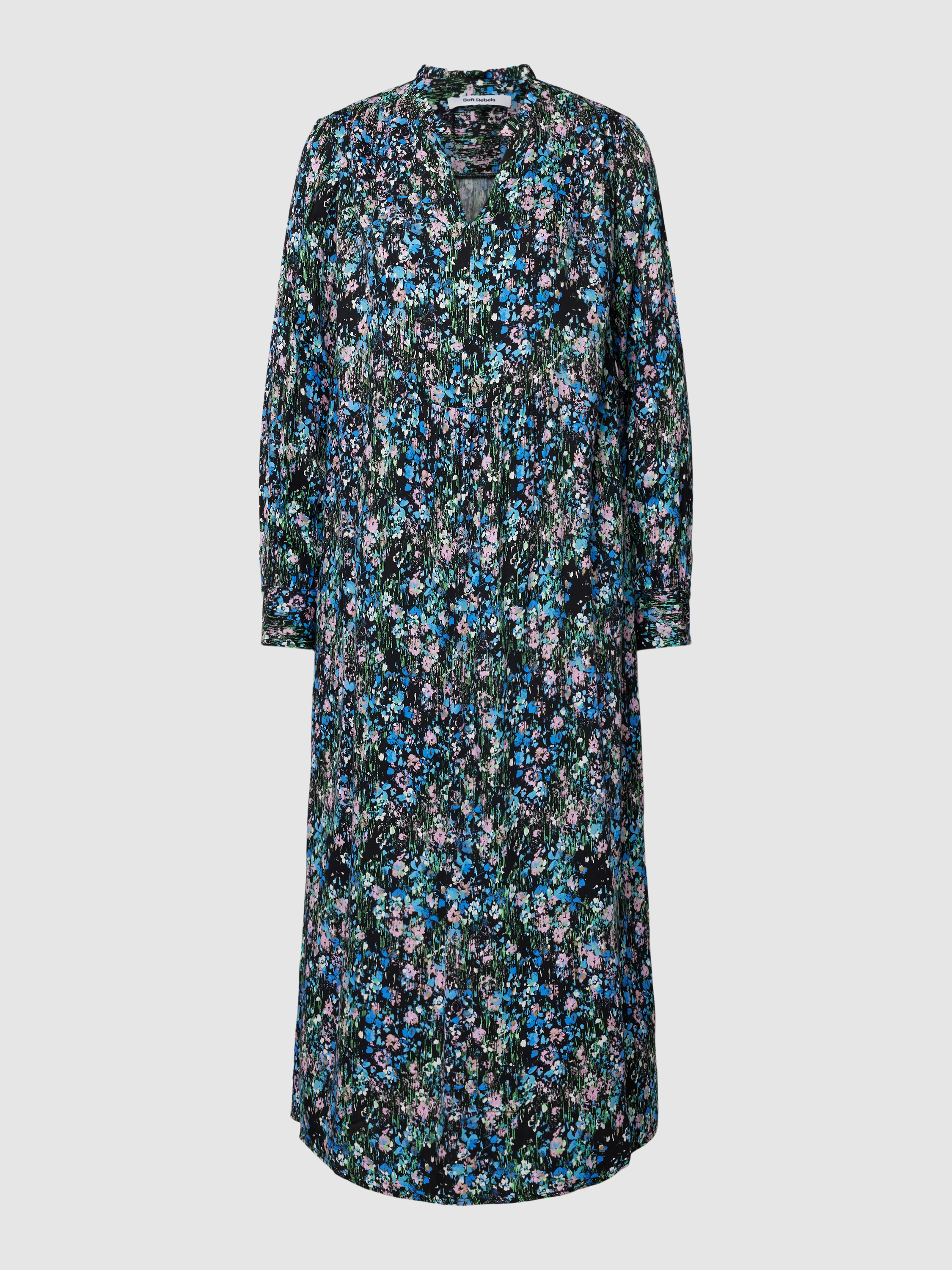 Платье женское Soft Rebels 1781618 черное XS (доставка из-за рубежа)