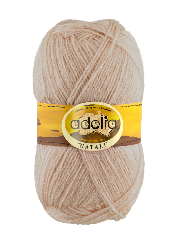 

Пряжа Adelia natali-17 NATALI бежевый, NATALI