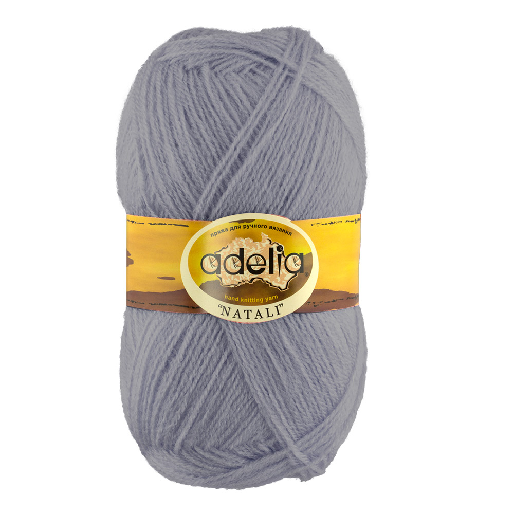 

Пряжа Adelia natali-18 NATALI серый, NATALI