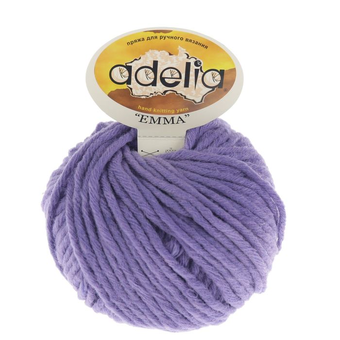 

Пряжа Adelia EMMA-24 EMMA 24 фиолетовый, EMMA