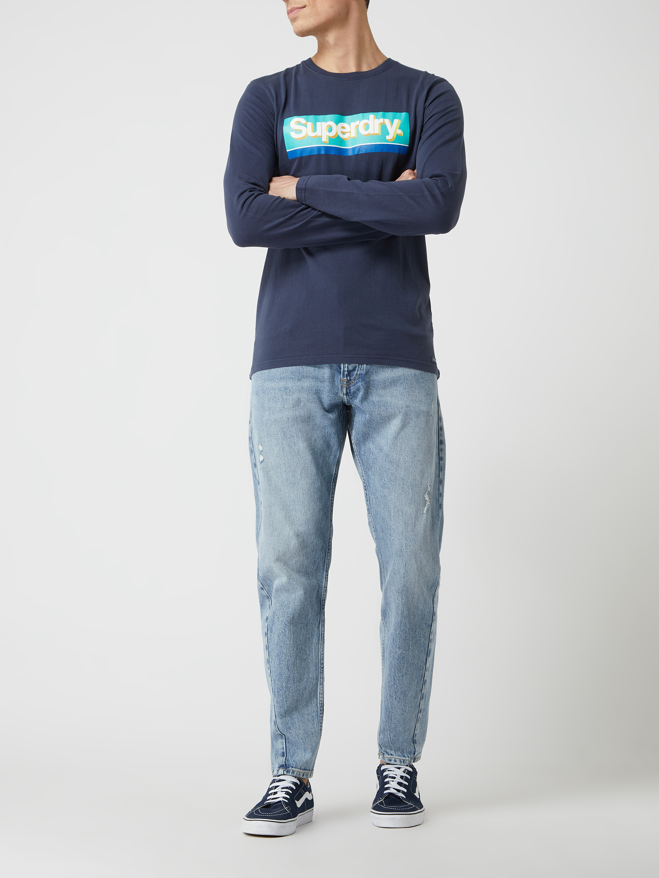

Лонгслив мужской Superdry 1565758 синий M доставка из-за рубежа, 1565758