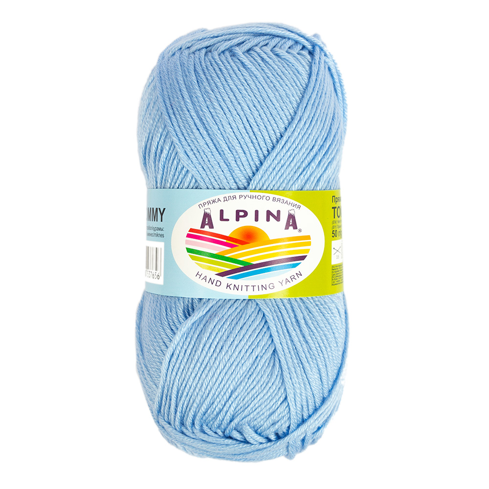 

Пряжа Alpina tommy-025 TOMMY 025 светло- голубой, TOMMY