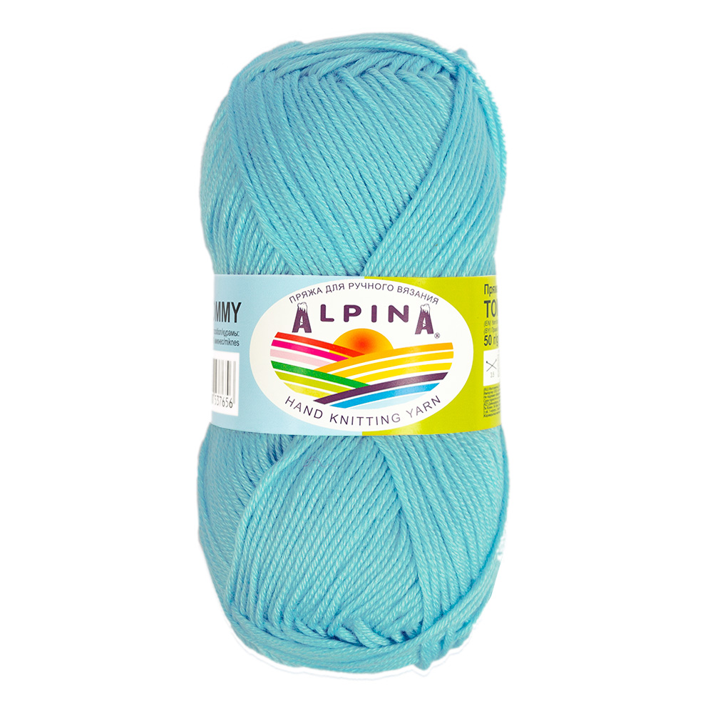

Пряжа Alpina tommy-029 TOMMY 029 светло- бирюзовый, TOMMY