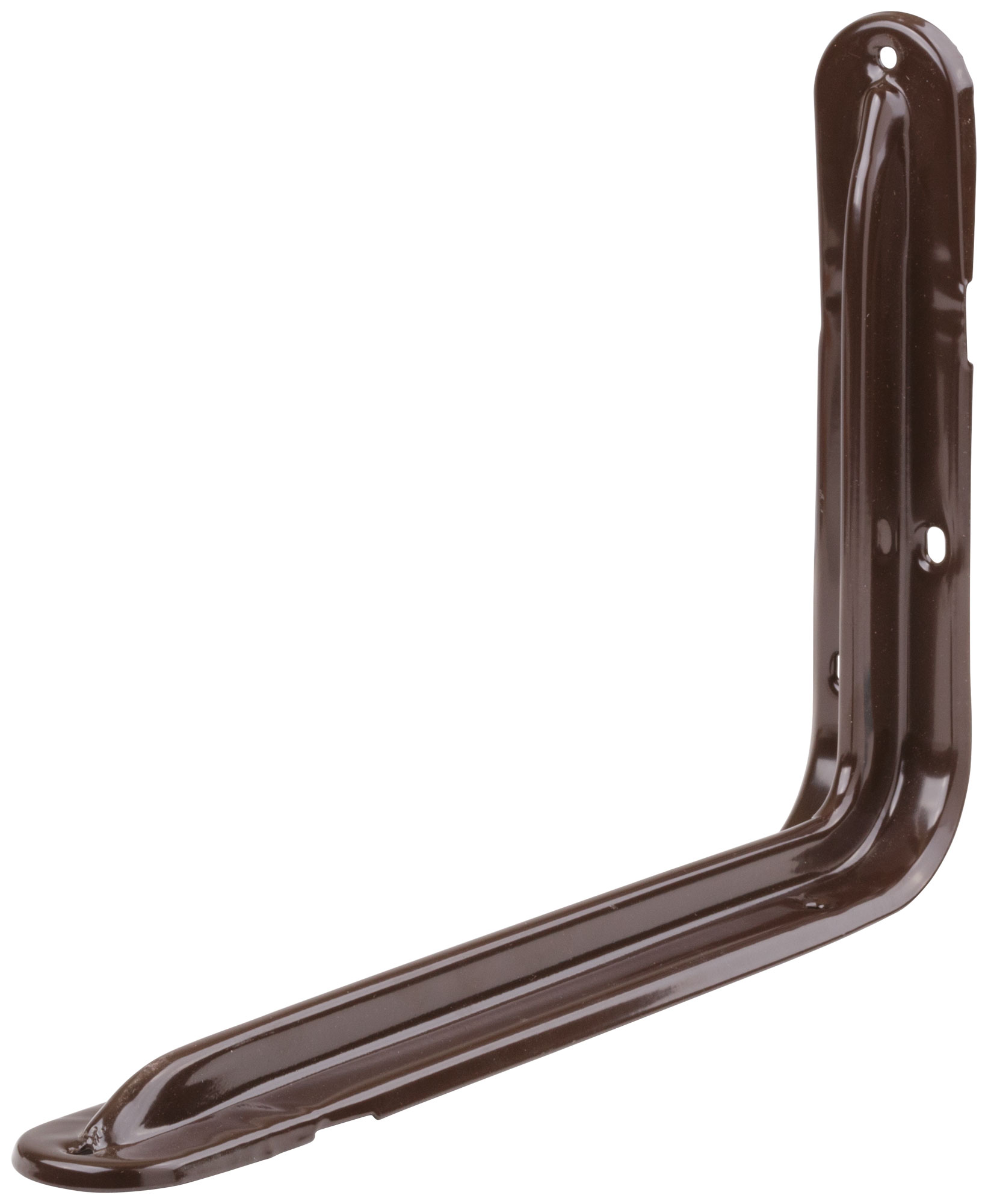 фото Уголок-кронштейн усиленный коричневый 200х300мм (1,0 мм). fit 65973