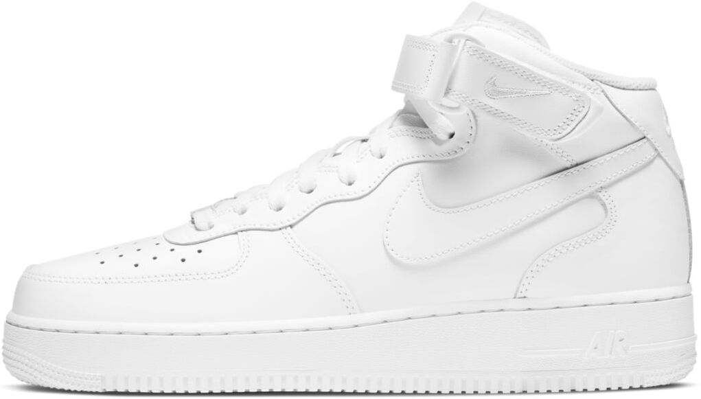 

Кеды мужские Nike AIR FORCE 1 MID '07 белые 10.5 US, Белый, AIR FORCE 1 MID '07