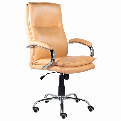 

Кресло офисное BRABIX PREMIUM "Cuba EX-542", экокожа, бежевое, 532551