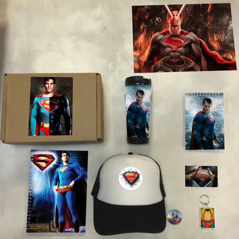 

Бокс с подарком Супермен, Superman 3, 53504742-1, 8 предметов