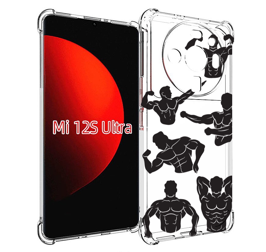 

Чехол MyPads Атлет мужской для Xiaomi 12S Ultra, Прозрачный, Tocco