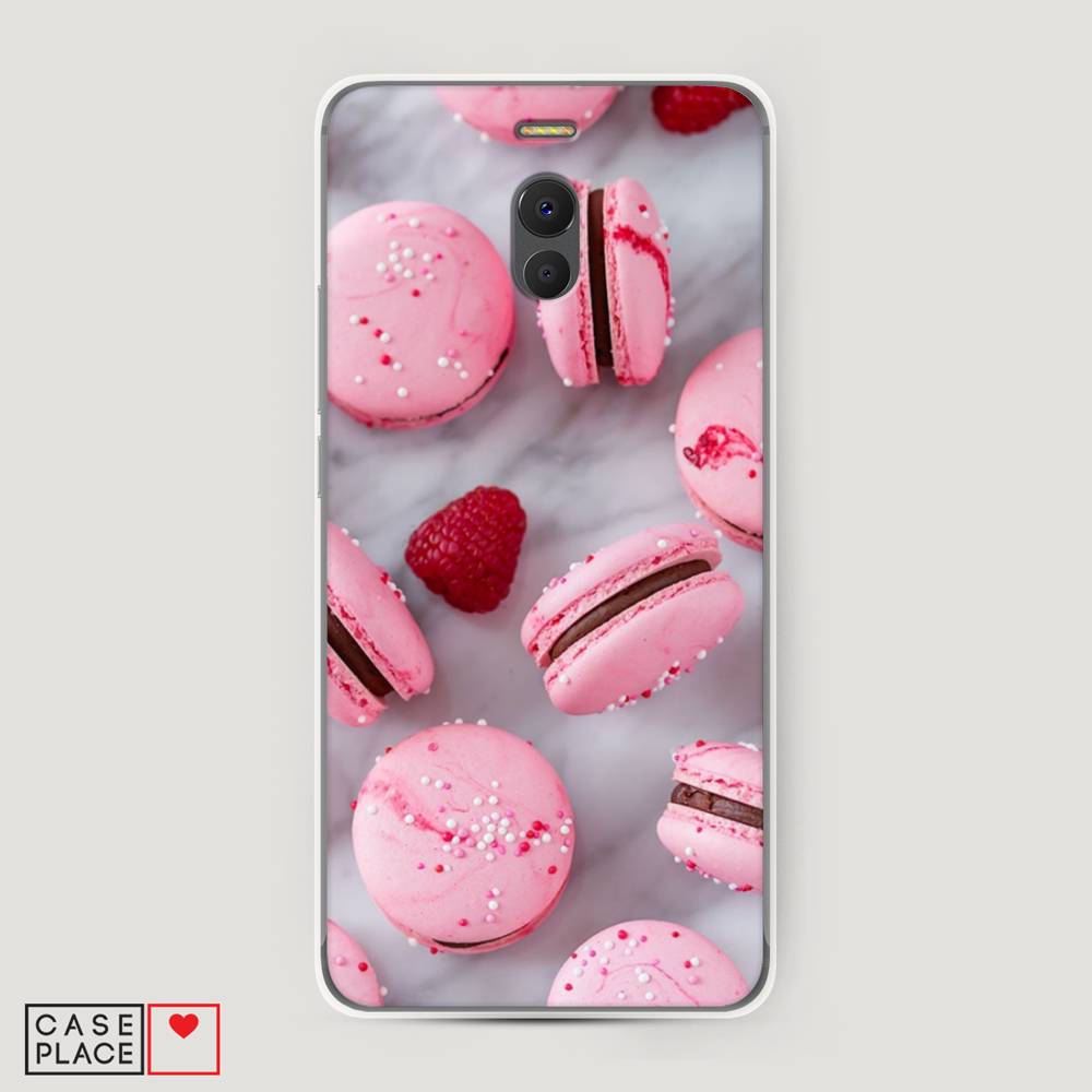 

Чехол Awog на Meizu M6 Note "Макарони с малиной", Серый;розовый, 72150-10
