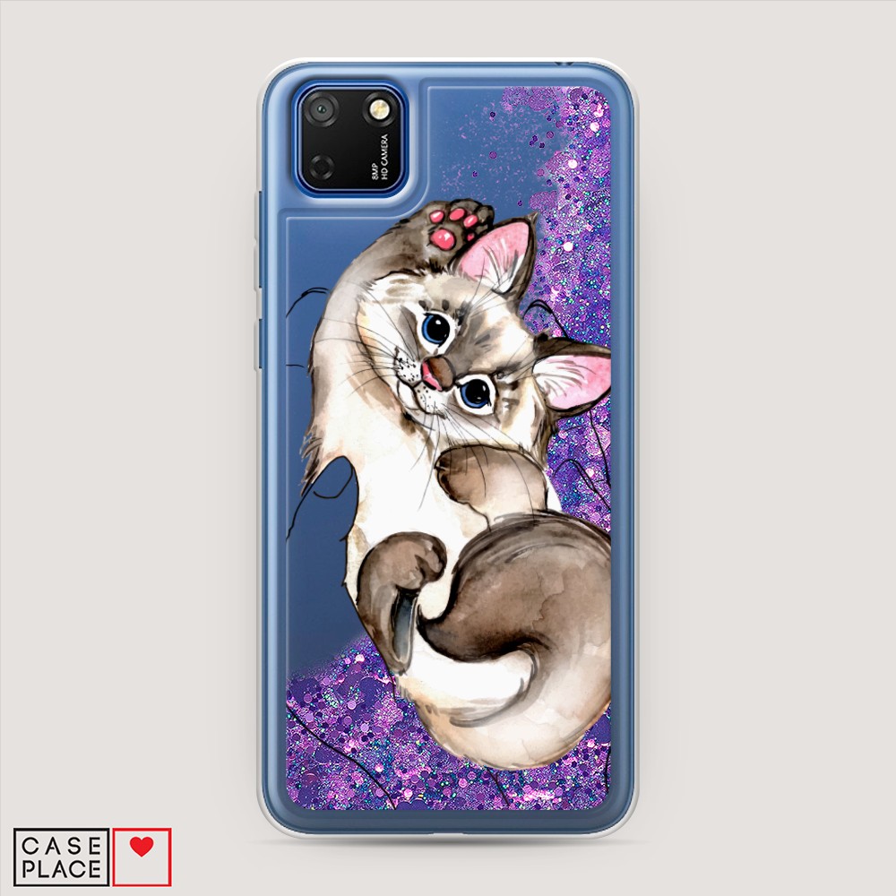 

Чехол Awog на Honor 9S/Huawei Y5p "Котенок в ладошках", Разноцветный, 6102692-1