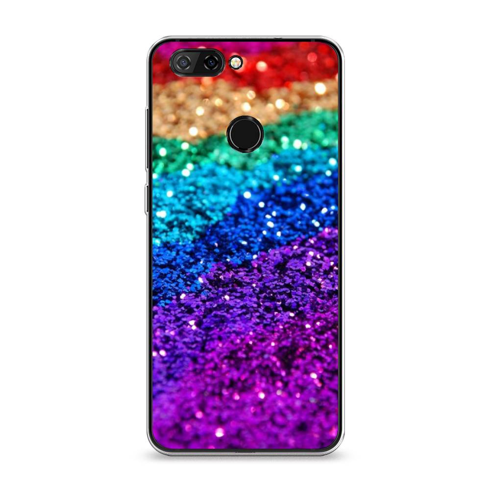 

Чехол Awog на ZTE Blade V9 / ЗТЕ Блэйд V9 "Блестящая радуга рисунок", 132450-3