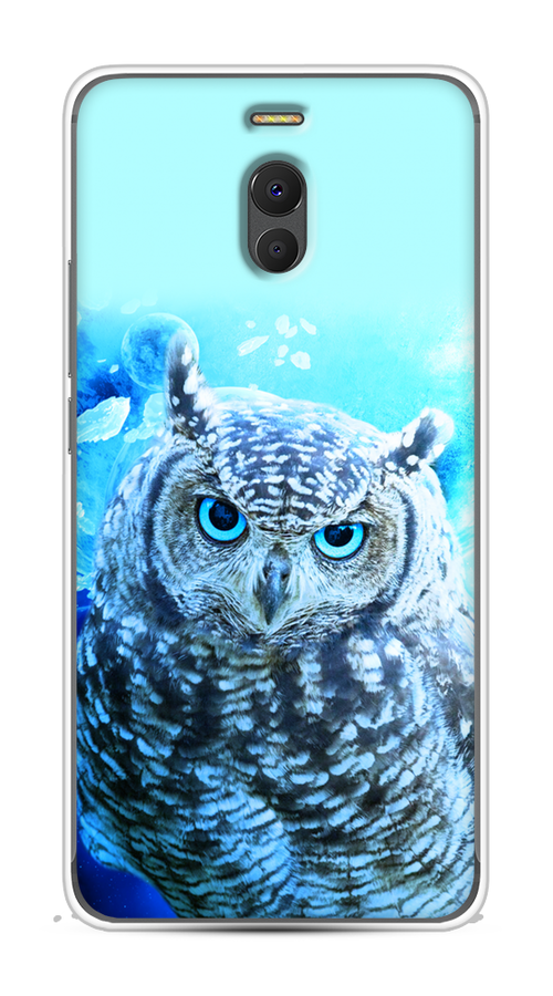 

Чехол Awog на Meizu M6 Note "Сова арт 7", Синий;голубой, 72150-1