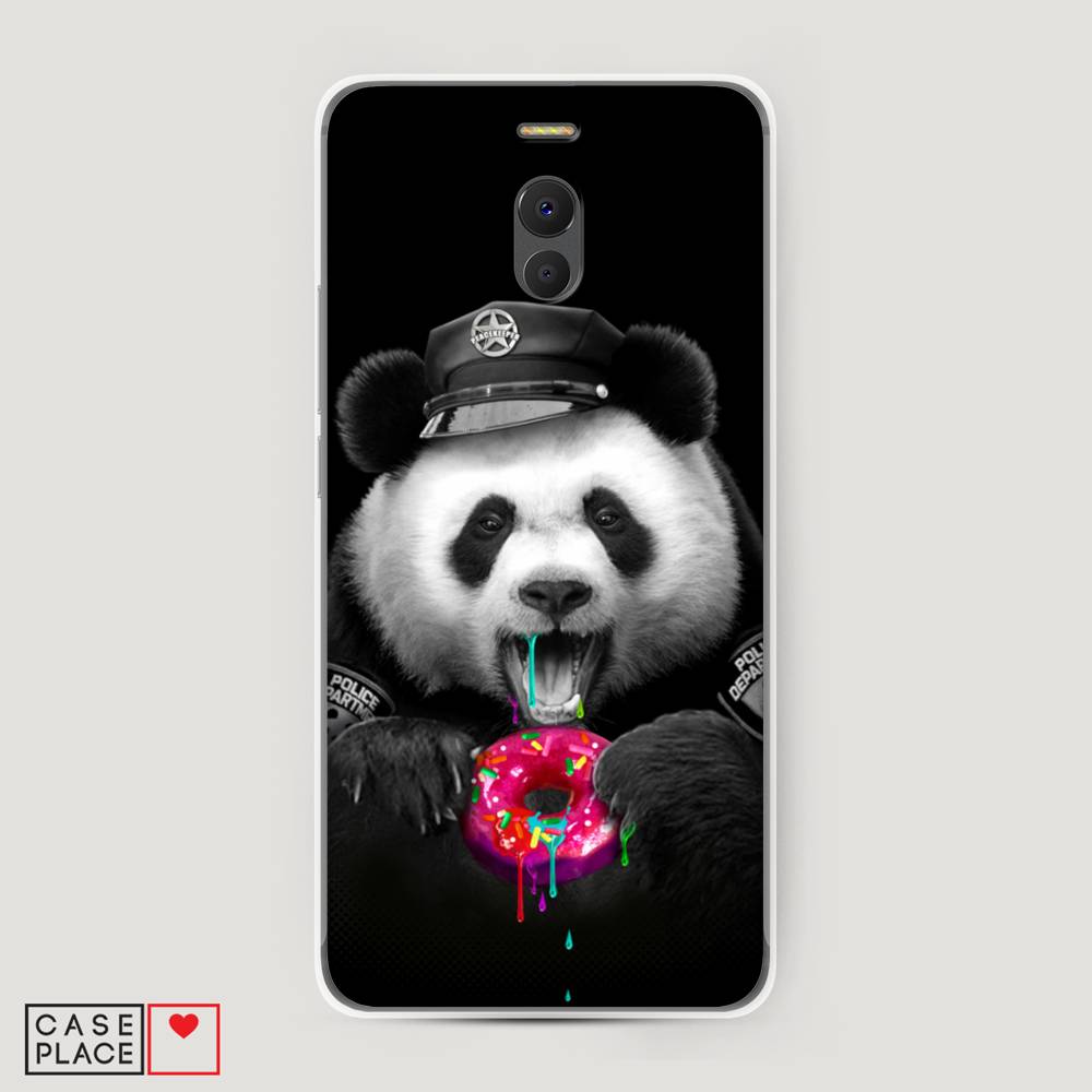 

Чехол Awog на Meizu M6 Note "Панда police", Черный;белый;розовый, 72150-2