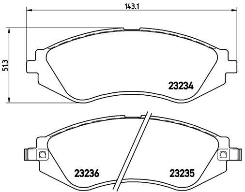 

Тормозные колодки BREMBO P15002