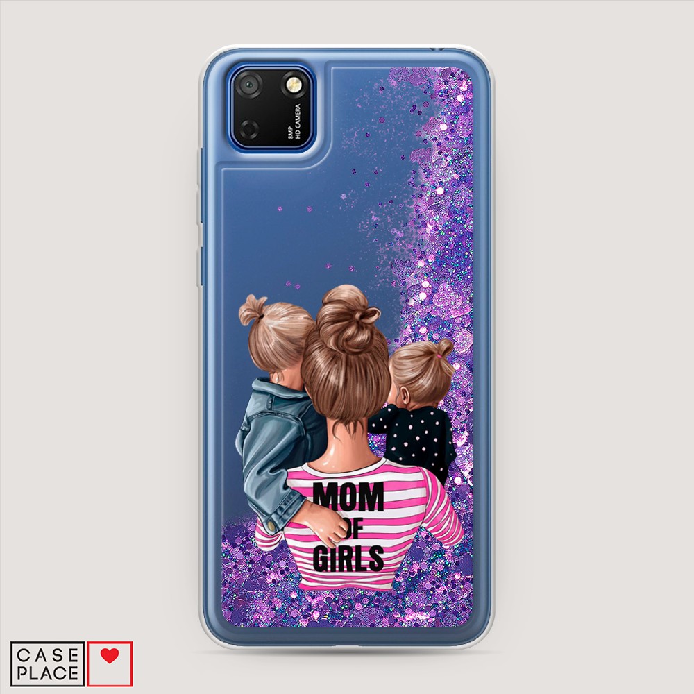 

Чехол Awog на Honor 9S/Huawei Y5p "Mom of Girls", Разноцветный, 6102692-1