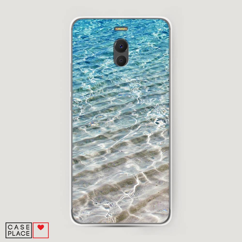 

Чехол Awog на Meizu M6 Note "Волны 10", Голубой, 72150-4