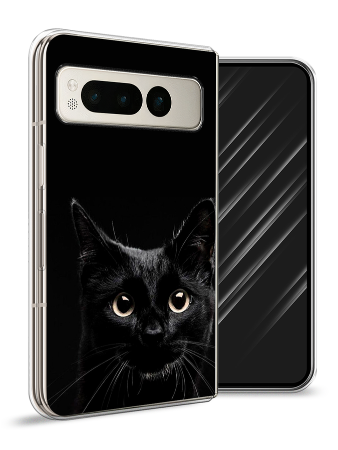

Чехол Awog на Google Pixel Fold "Добрый кот", Черный, 271850-1