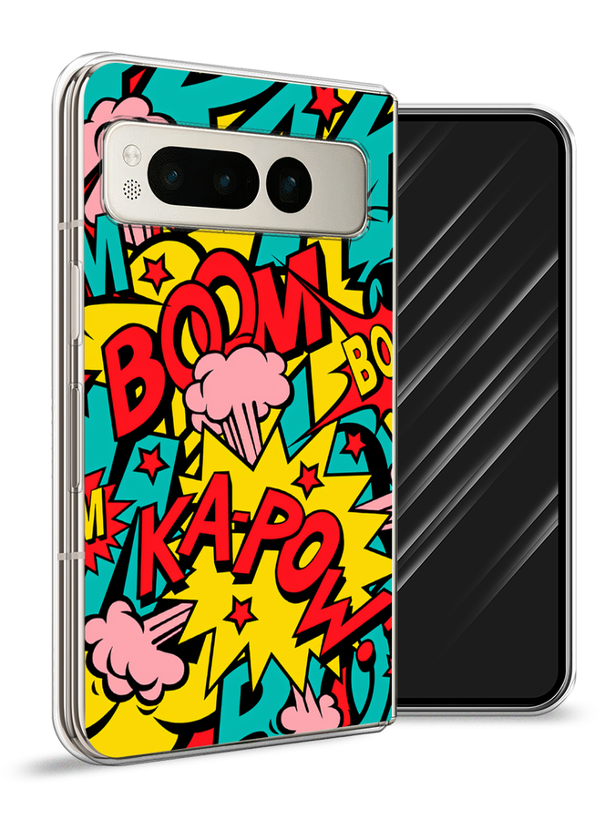 

Чехол Awog на Google Pixel Fold "Постер pop art", Бирюзовый;желтый;красный, 271850-1