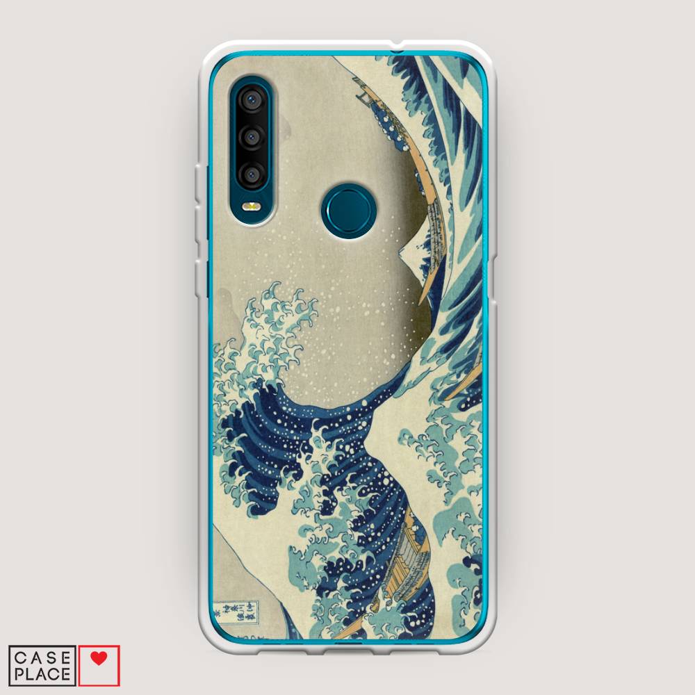

Чехол Awog на Alcatel 1SE (2020) / Алкатель 1SE (2020) "Большая волна в Канагаве", Разноцветный, 171250-9