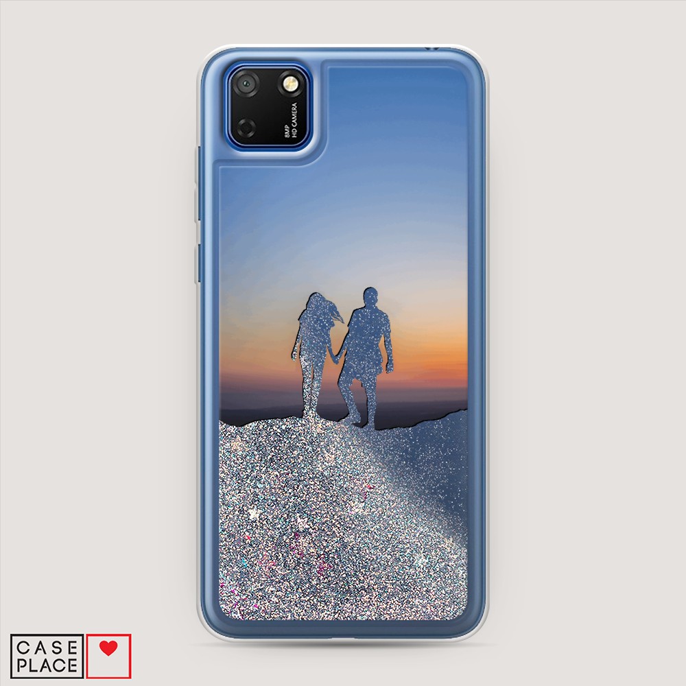 

Чехол Awog на Honor 9S/Huawei Y5p "Пара на краю света", Разноцветный, 6102691-1