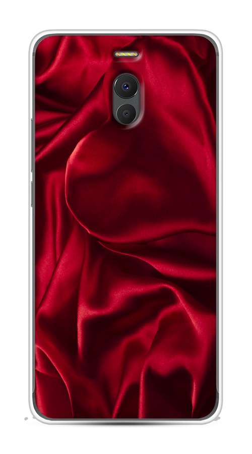 

Чехол Awog на Meizu M6 Note "Текстура красный шелк", 72150-3