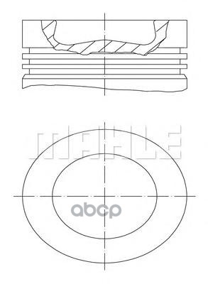 

Поршень Mahle/Knecht 038 56 00 составной R6 d131; FH12; FM12 D12C