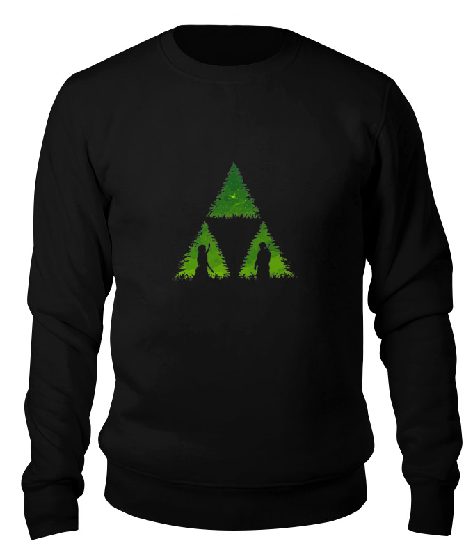 

Свитшот унисекс Printio The legenda of zelda черный XS, The legenda of zelda