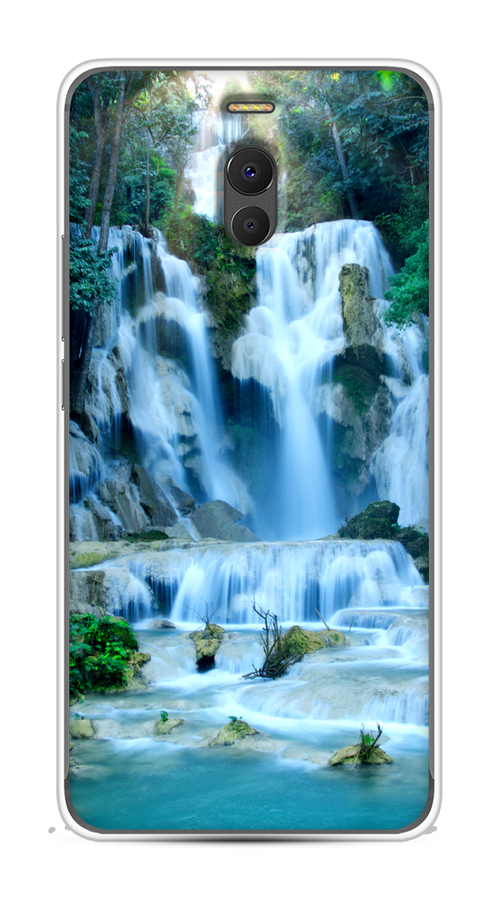 

Чехол Awog на Meizu M6 Note "Водопад 8", Голубой;зеленый, 72150-4
