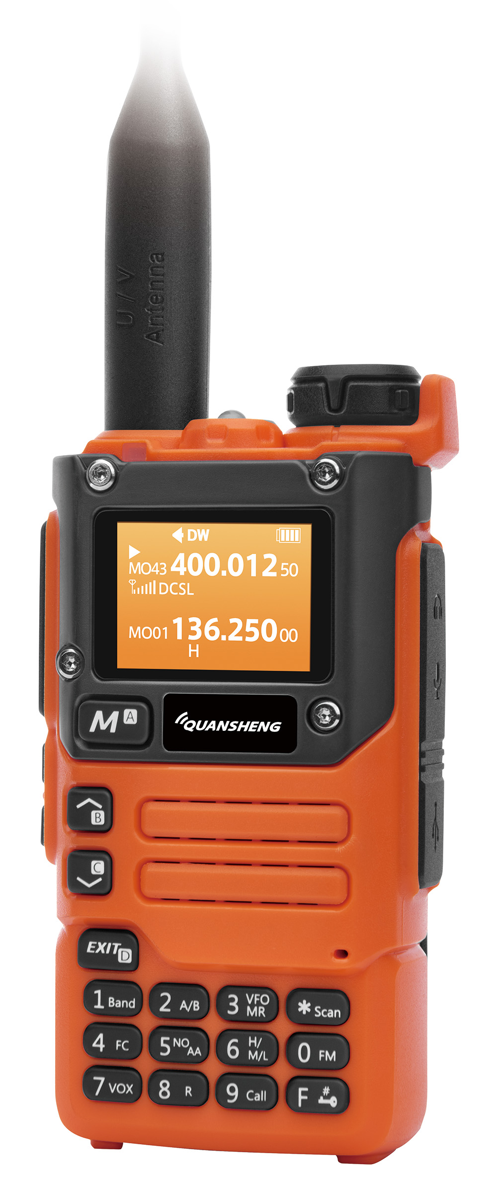

Рация Quansheng UV-K58 Orange, Оранжевый, UV-K5(8)