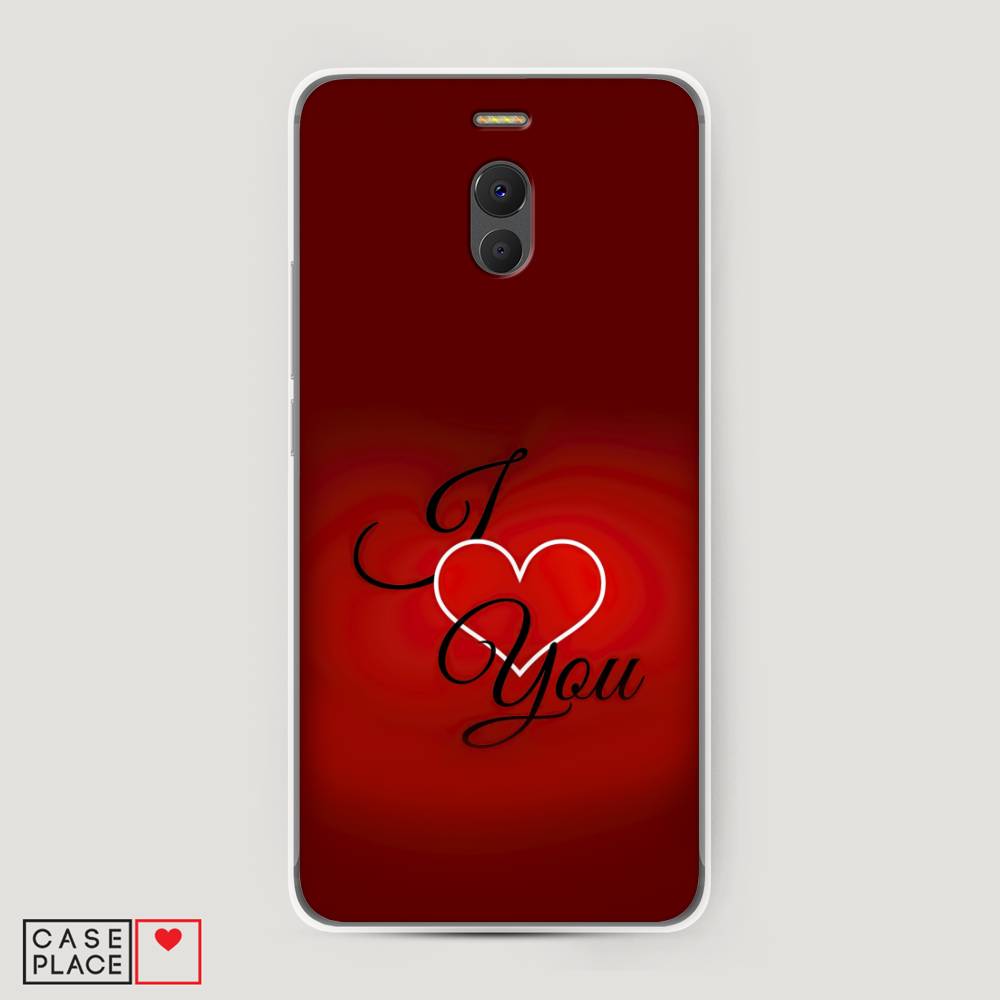 

Чехол Awog на Meizu M6 Note "I love you 3", Красный;черный, 72150-6