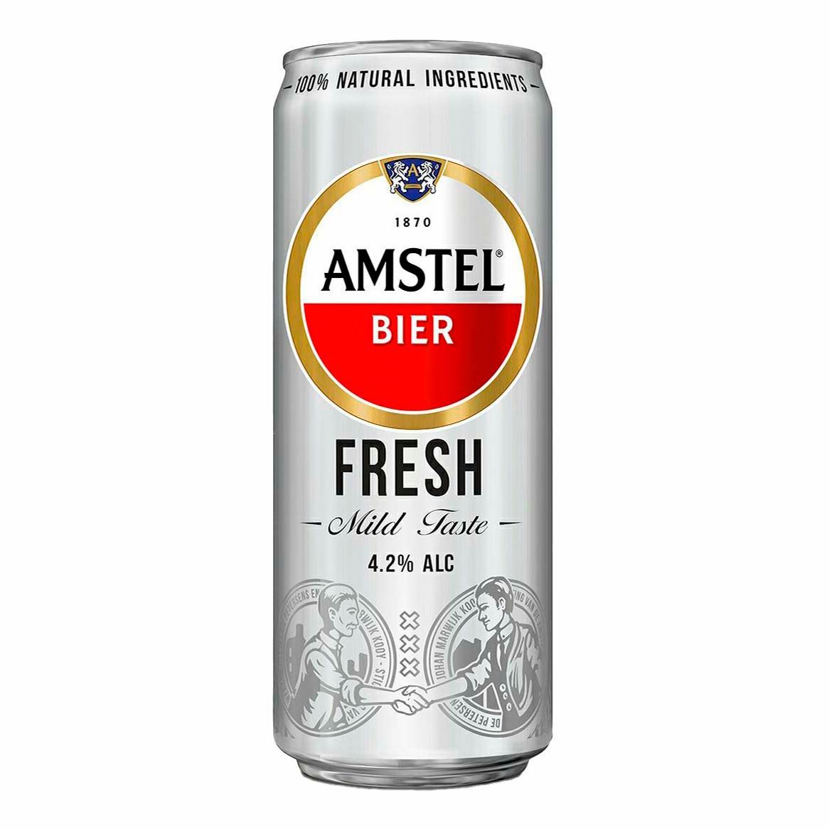 Пиво Amstel Fresh светлое фильтрованное пастеризованное 4,2% 0,43 л