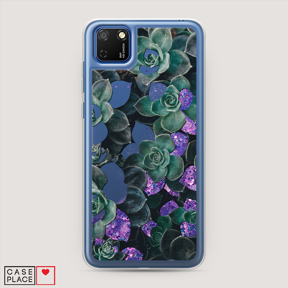 

Чехол Awog на Honor 9S/Huawei Y5p "Сукуленты цветные", Разноцветный, 6102692-1