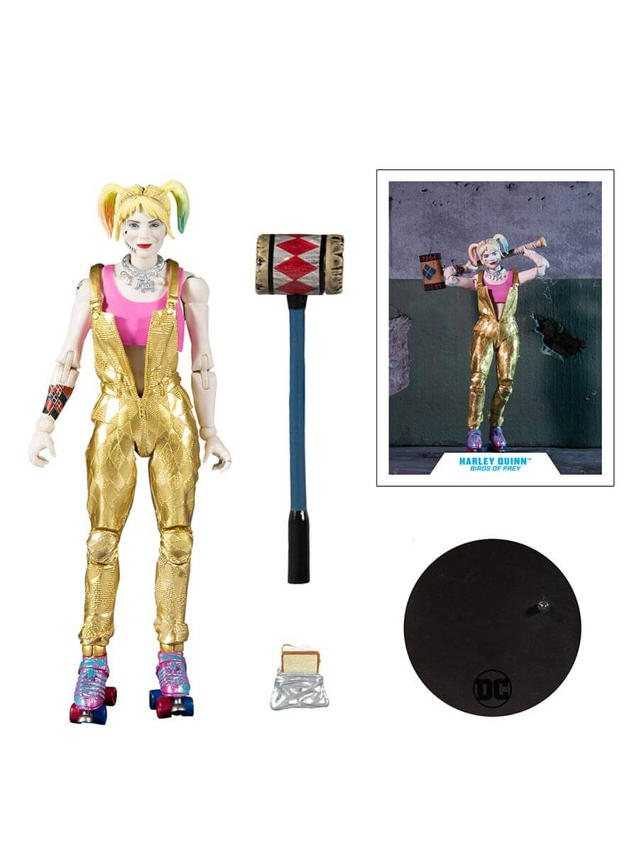 Фигурка DC Multiverse Harley Quinn Birds of Prey 18см MF15801 фигурка dc comics харли квинн 12см на разбитой машине полиции хищные птицы 16101