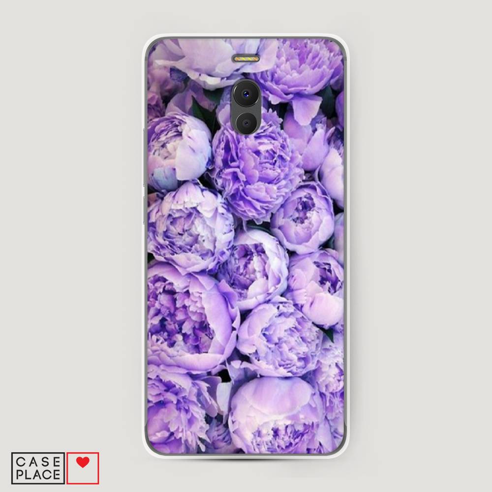 

Чехол Awog на Meizu M6 Note "Пионы сиреневые", Фиолетовый;голубой, 72150-8