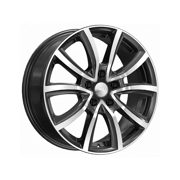 

Диск литой R17 7J 5x114.3/67.1 ET48.5 СКАД Онтарио алмаз 1822205, Серебристый;черный
