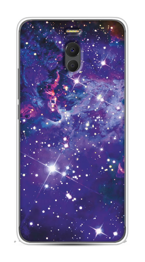 

Чехол Awog на Meizu M6 Note "Яркая галактика", Фиолетовый, 72150-4