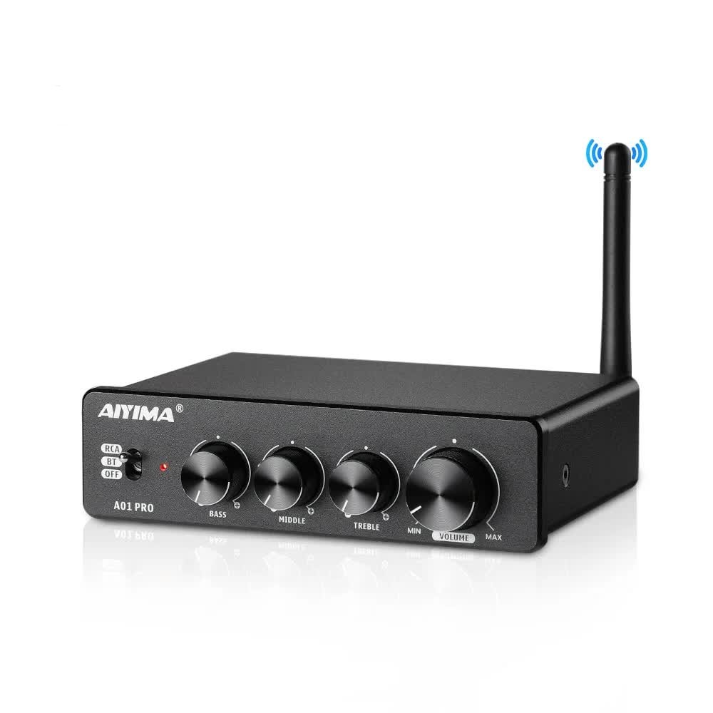 

Cтереоусилитель Aiyima A01 Pro Bluetooth, A01 Pro Bluetooth