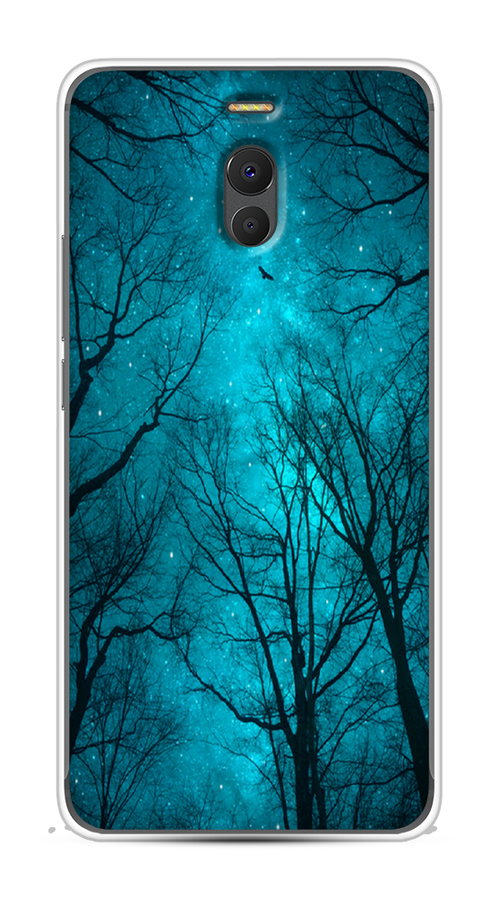 

Чехол Awog на Meizu M6 Note "Сказочный лес", Черный;голубой, 72150-4