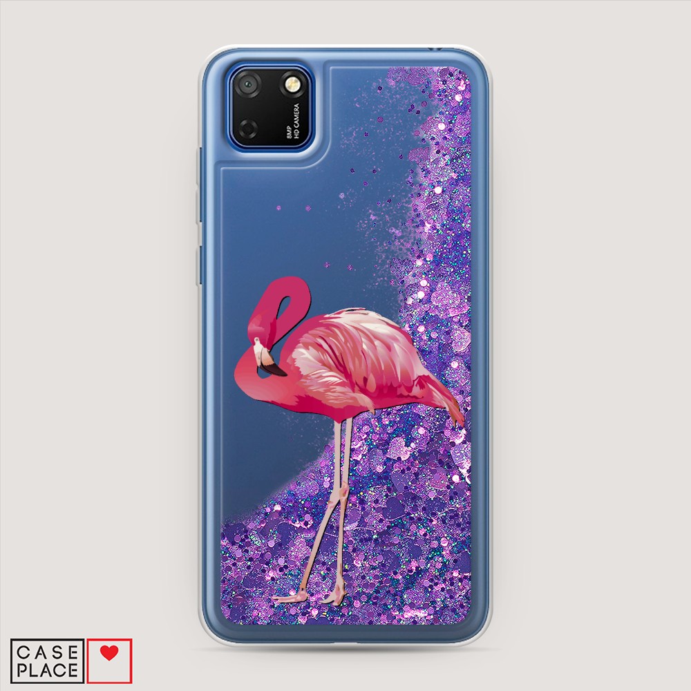 

Чехол Awog на Honor 9S/Huawei Y5p "Застенчивый фламинго", Разноцветный, 6102692-1