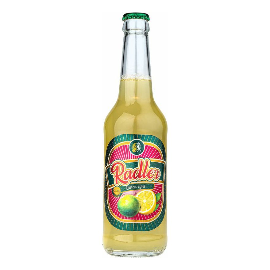 

Пивной напиток Radler Lemon-Lime светлое фильтрованное пастеризованное 3,3% 0,45 л