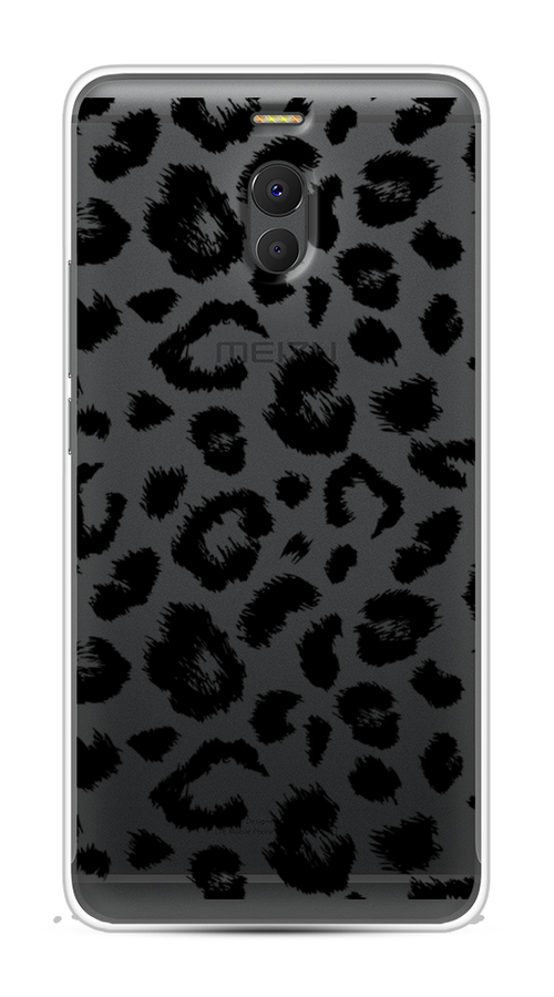 

Чехол Awog на Meizu M6 Note "Окрас леопарда фон", Черный, 72150-2