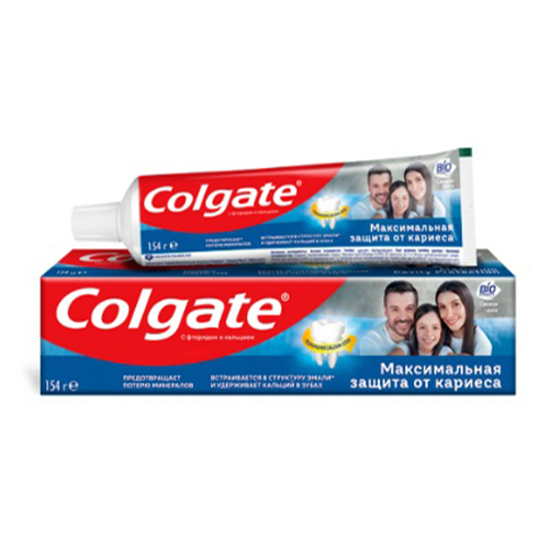 Зубная паста Colgate Максимальная защита от кариеса Свежая мята 100 мл элмекс паста зубная защита от кариеса 75 мл