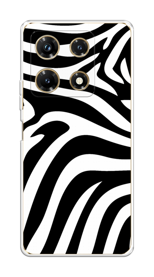 

Чехол Homey на Infinix Note 30 Pro "Полоски зебры", Черный;белый;бежевый, 3104550-1