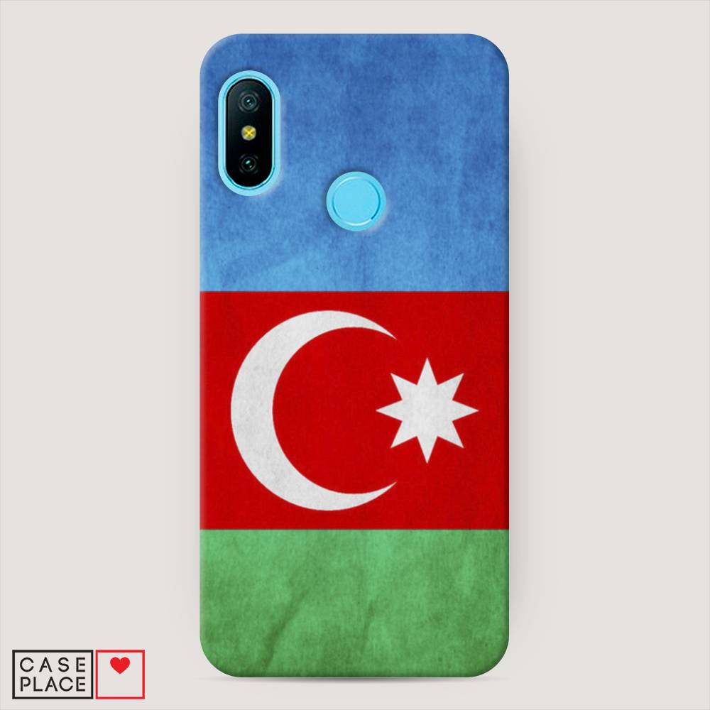 

Пластиковый чехол "Флаг Азербайджана" на Xiaomi Redmi 6 Pro, 34020-4