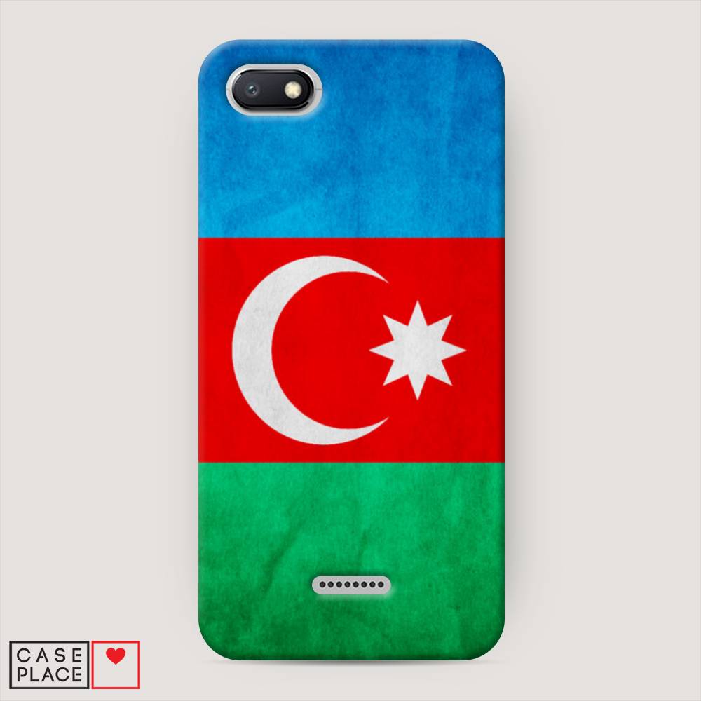 

Пластиковый чехол "Флаг Азербайджана" на Xiaomi Redmi 6A, 34120-4