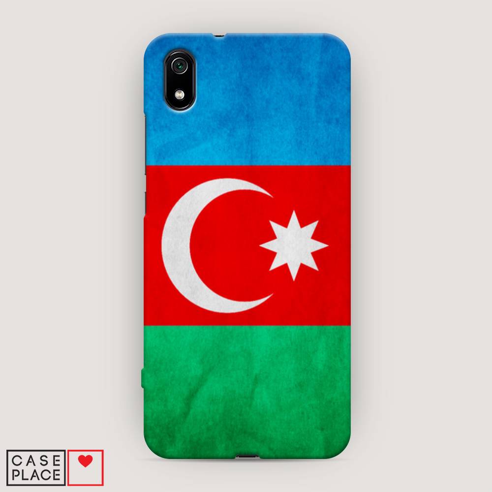 фото Пластиковый чехол "флаг азербайджана" на xiaomi redmi 7a awog