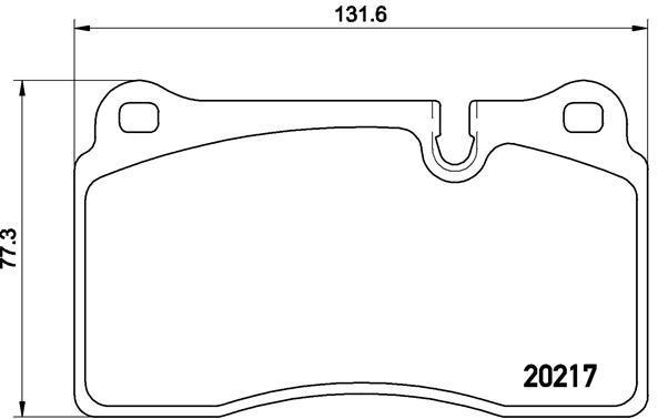 

Тормозные колодки brembo передние для Land Rover Range Rover 3, Range Rover Sport P44018