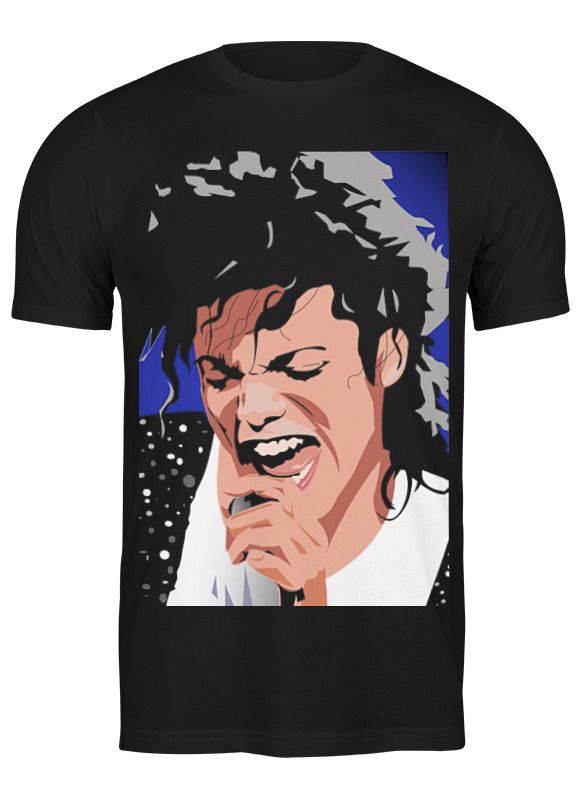 

Футболка мужская Printio Michael jackson черная 3XL, Черный, Michael jackson