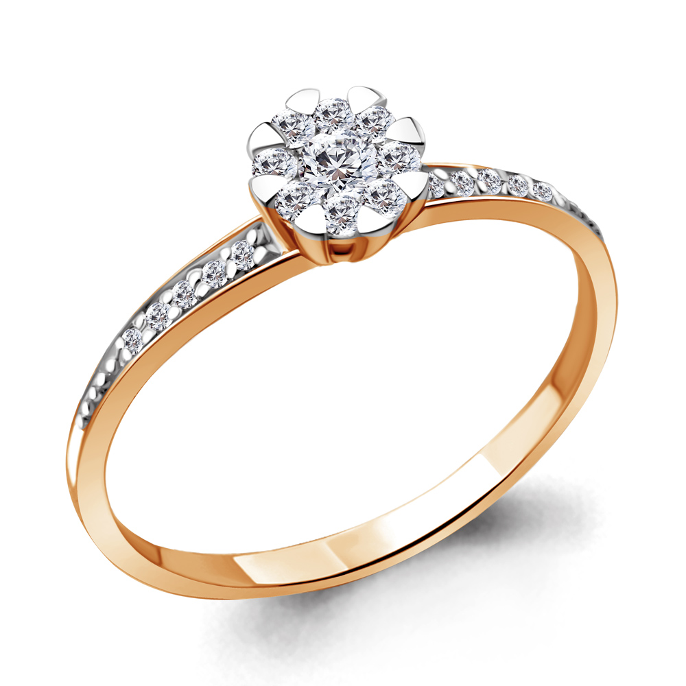 

Кольцо из красного золота с бриллиантом Aquamarine Aquamarine 961662к_585_кз р. 16,5, 961662к_585_кз